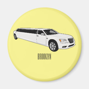 Aimant Caricature limousine