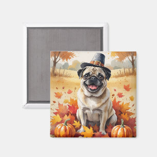 Aimant Carlin En Automne Feuilles Thanksgiving Art
