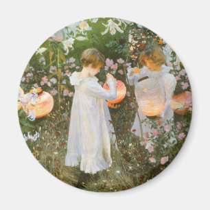 Aimant Carnation, Lily, Lily, Rose Par John Singer Sargen