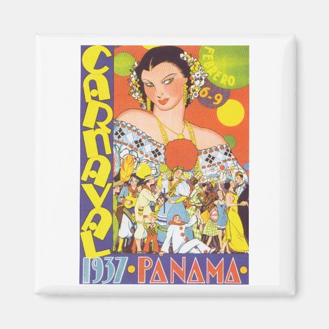 Aimant Carnaval au Panama (Devant)