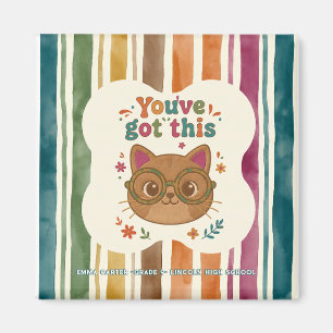 Aimant Carnet personnalisé pour chat Journal scolaire