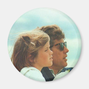 Aimant Caroline et John F. Kennedy