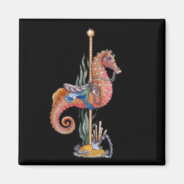 Aimant Carousel Seahorse (Devant)