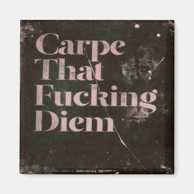 Aimant Carpe diem (Devant)