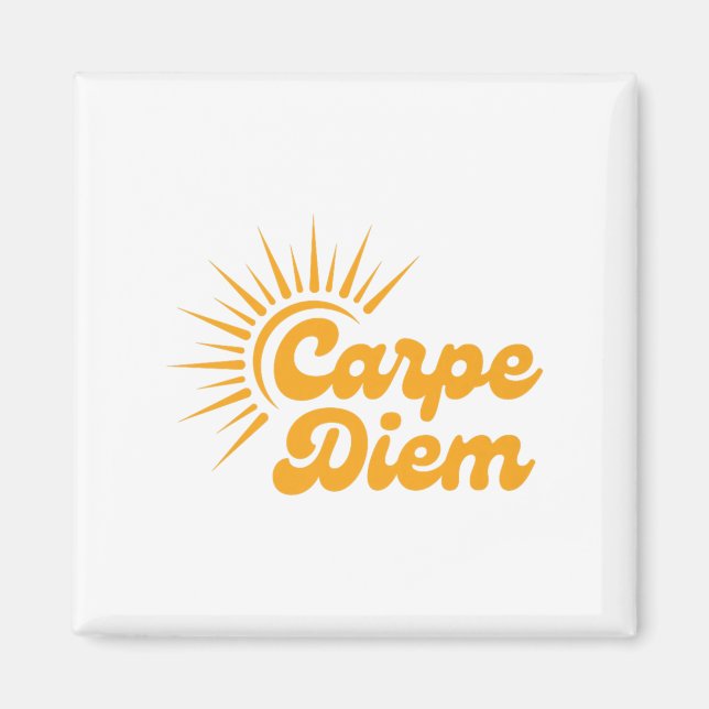 Aimant Carpe Diem Sunrise Premium  (Devant)