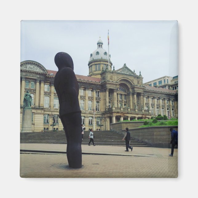 Aimant Carré de Birmingham Victoria (Devant)