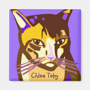 Aimant carré de Chloe Toby