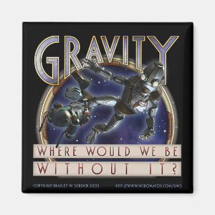 Aimant carré de "gravité"