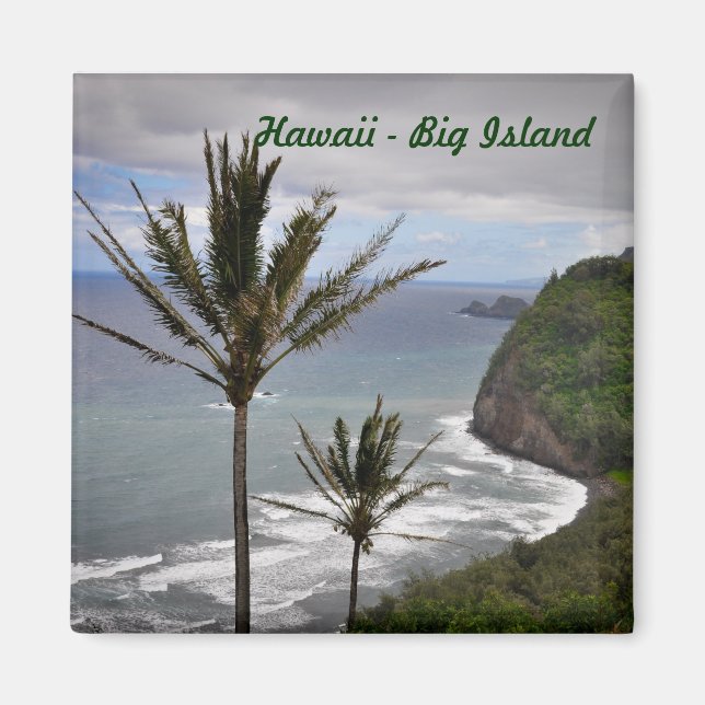 Aimant Carré Hawaii (Devant)