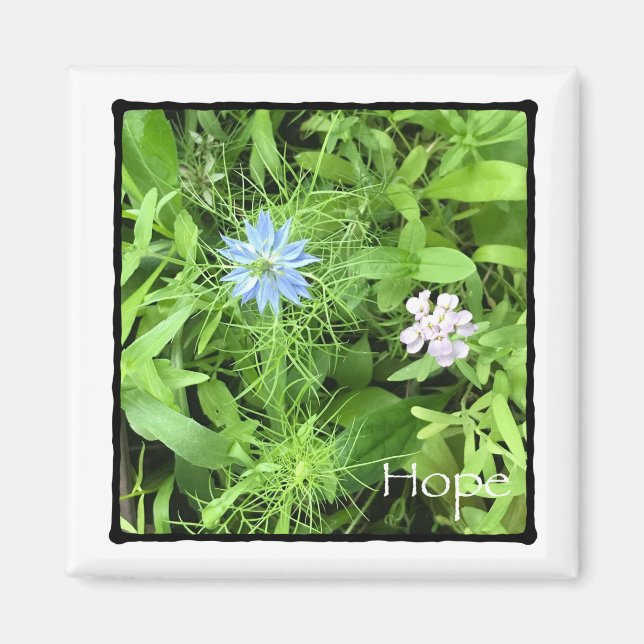 Aimant Carré Hope 2 pouces (Devant)