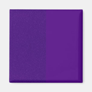 Aimant Carré violet à deux tons - personnalisable