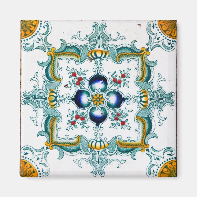 Aimant Carreaux de Majolica Art Nouveau (Devant)
