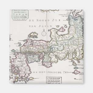 Aimant Carte antique du Japon   1769