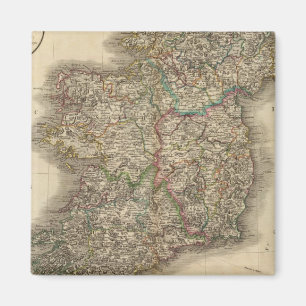 Aimant Carte Atlas irlandais