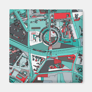 Aimant Carte Berlin, Allemagne