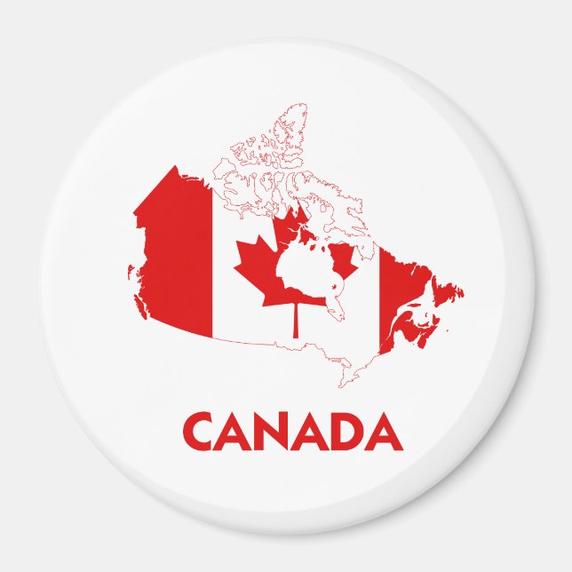 AIMANT CARTE CANADA (Devant)