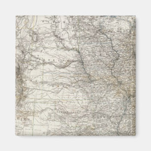 Aimant Carte composite des États-Unis d'Amérique