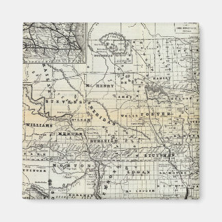 Aimant Carte correcte du Dakota