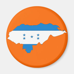 Aimant Carte de drapeau du Honduras
