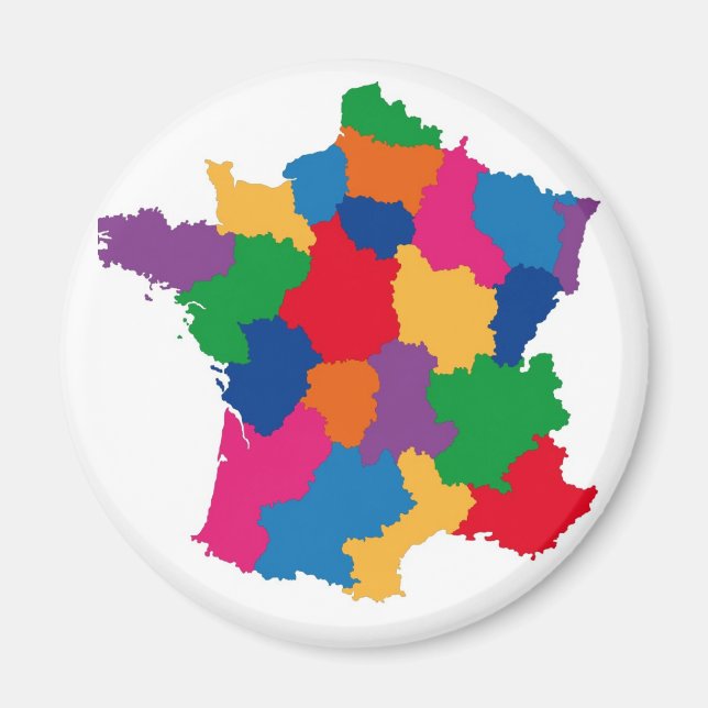 Aimant Carte de France (Devant)