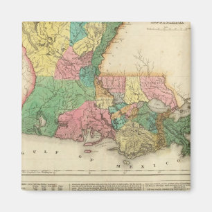 Aimant Carte De La Louisiane