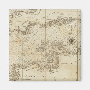 Aimant Carte de la Manche britannique