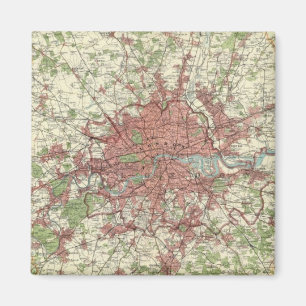 Aimant Carte de la région de Londres