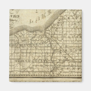 Aimant Carte de la réserve de l'Ouest