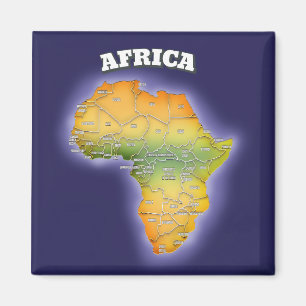 Aimant Carte de l'afrique