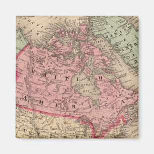 Aimant Carte de l'Amérique du Nord par Mitchell