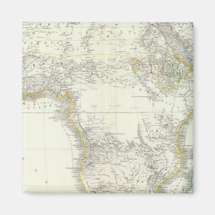 Aimant Carte de l'Atlas africain