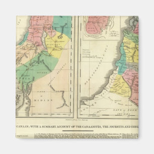 Aimant Carte de l'Atlas du Canada - Israël