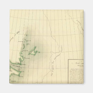 Aimant Carte de l'Atlas du Groenland