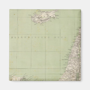 Aimant Carte de l'Atlas du Sinaï, Egypte, Syrie