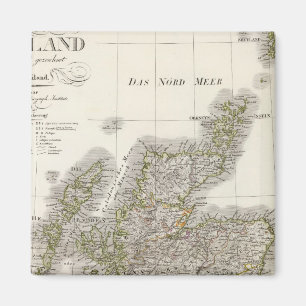 Aimant Carte de l'Atlas écossais
