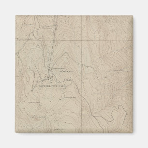 Aimant Carte de l'Atlas spécial du parc de Tourtelotte