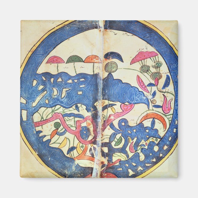 Aimant Carte de l'Egypte, 1348 (Devant)