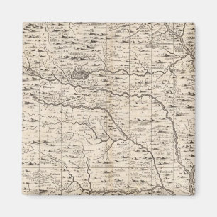 Aimant Carte de l'Empire britannique en Amérique Feuille