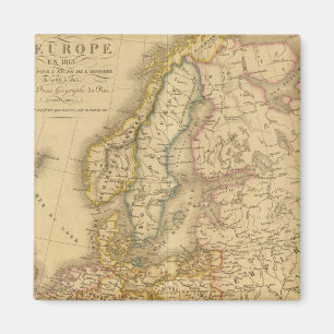 Aimant Carte de l'Europe 2