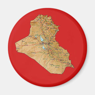 Aimant Carte de l'Irak