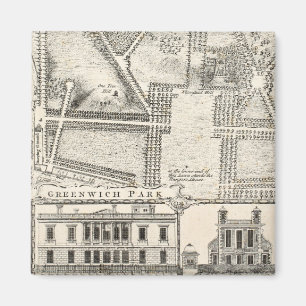 Aimant Carte de parc de Greenwich