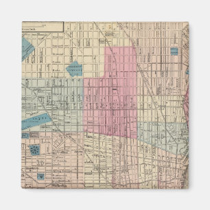 Aimant Carte de Philadelphie, Pennsylvanie