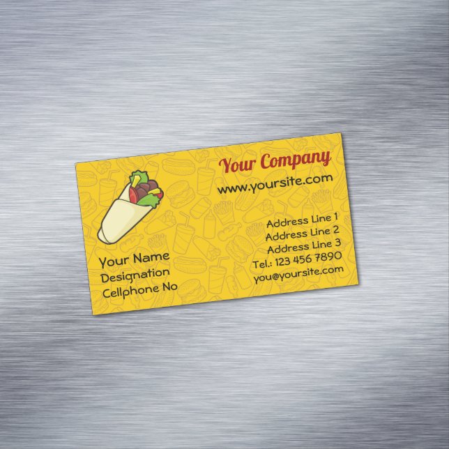 Aimant Carte de visite tortilla (In Situ)