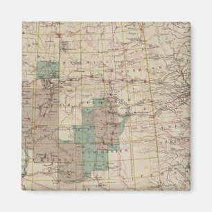 Aimant Carte des enquêtes géographiques américaines de