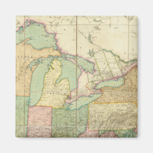 Aimant Carte des États-Unis 6