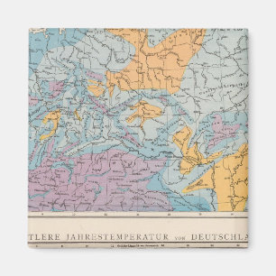 Aimant Carte des pluies allemandes