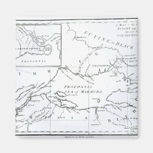 Aimant Carte des régions de l'Europe et de l'Asie