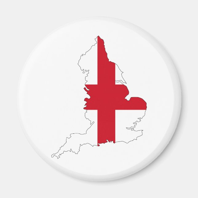 Aimant carte du drapeau anglais royaume-uni forme du pays (Devant)