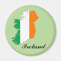 Carte du drapeau irlandais