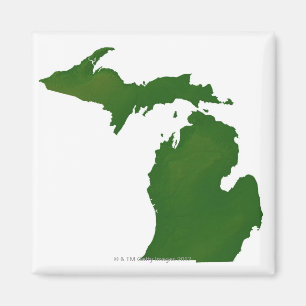 Aimant Carte du Michigan
